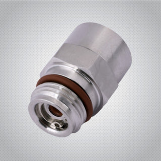Regulator adapter, 1/4 inch NPT female to C-10 male, stainless steel