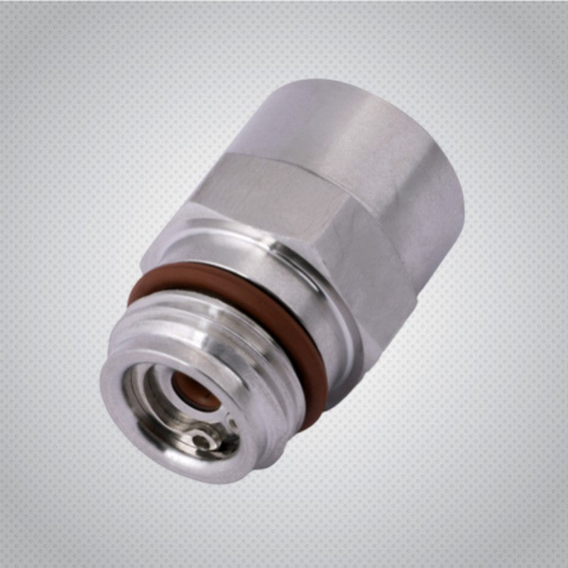 Regulator adapter, 1/4 inch NPT female to C-10 male, stainless steel