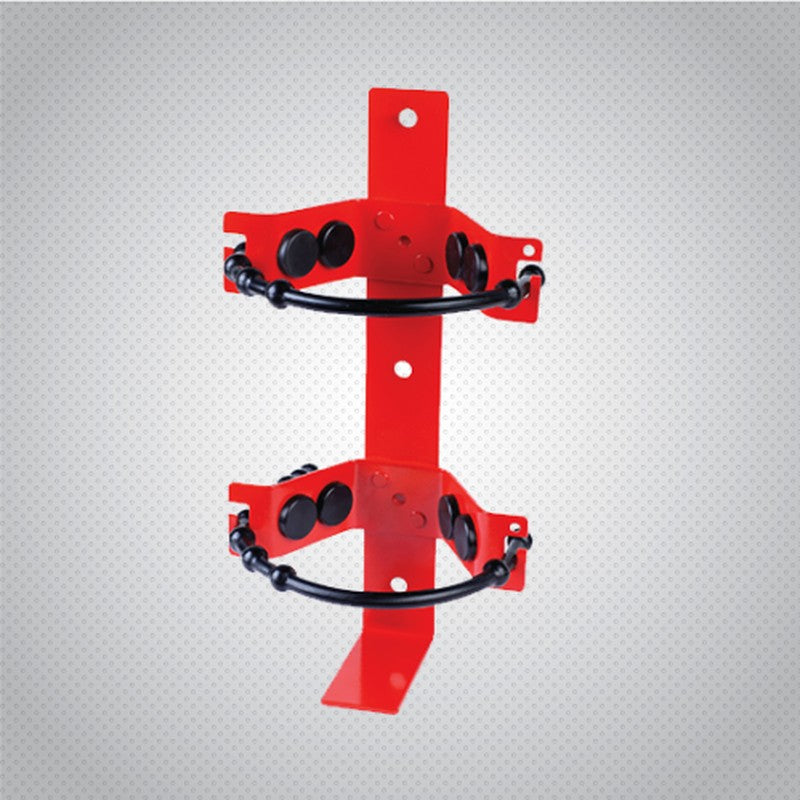 Wall mount bracket for calibration gas cylinders