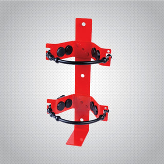 Wall mount bracket for calibration gas cylinders