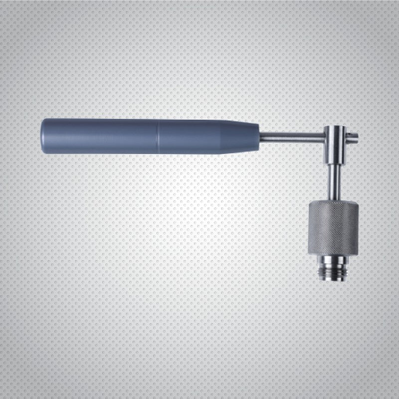 Cylinder recycling tool for C-10 disposable calibration gas cylinders
