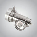Demand flow calibration gas regulator, CGA600, brass nickel-plated