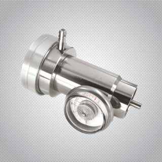 Demand flow calibration gas regulator, CGA600, brass nickel-plated