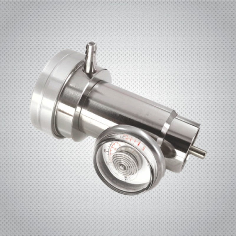 Demand flow calibration gas regulator, CGA600, brass nickel-plated