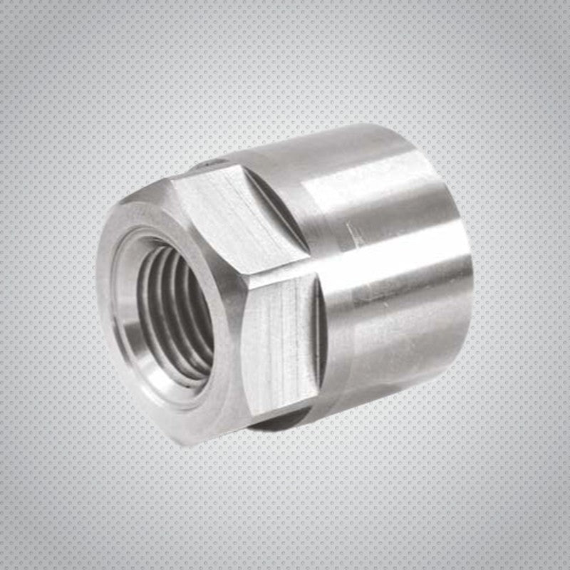 Cylinder fill adapter, 1/4 inch NPT female to C-10 female, stainless steel