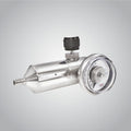 Fixed flow calibration gas regulator, C-10, brass nickel-plated, 1740 psi