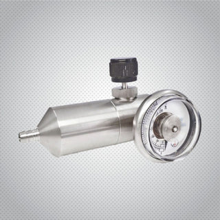 Fixed flow calibration gas regulator, C-10, stainless steel, 1740 psi