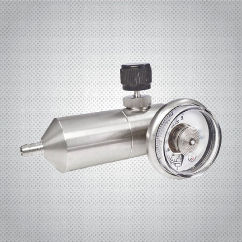 Fixed flow calibration gas regulator, C-10, stainless steel, 1740 psi