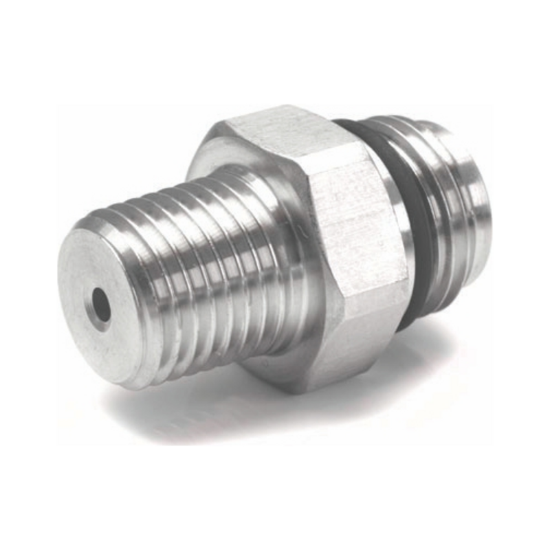 Cylinder Fill Adapter — 1/4" NPT to C-10, Stainless Steel