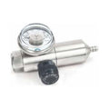 High-Pressure Fixed Flow Calibration Gas Regulator, 1/4 inch NPT, Brass Nickel-Plated